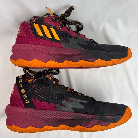 Adidas Dame 8 EXTPLY Chinese New Year Men’s Basketball Shoes 6.5 Damian Lillard - Picture 8 of 15